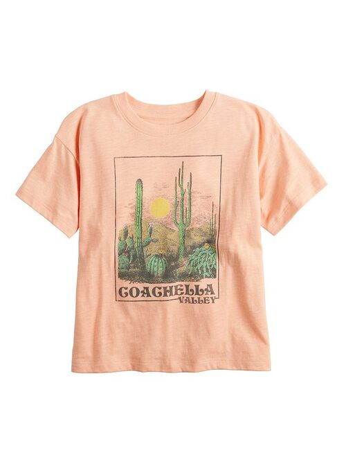 Girls 6-20 SO Coachella Boxy Tee in Regular & Plus