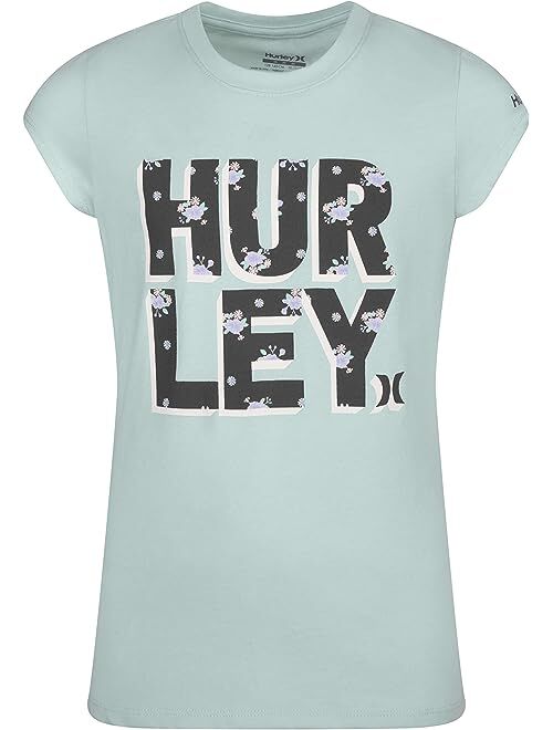 Hurley Kids Stack Logo Graphic T-Shirt (Big Kids)