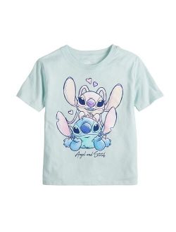 licensed character Girls' Angel & Stitch Graphic Tee