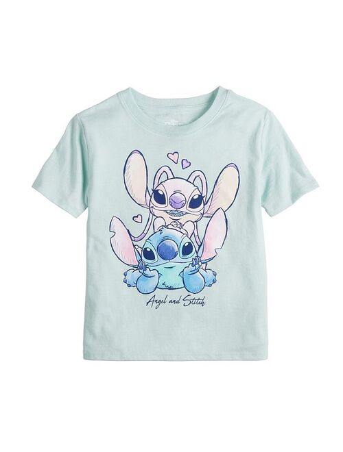 licensed character Girls' Angel & Stitch Graphic Tee