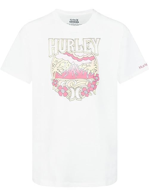 Hurley Kids Oversized Boxy Graphic T-Shirt (Little Kids)