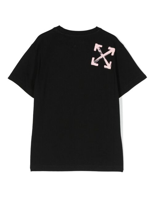 Off-White Kids Script Skate cotton T-shirt