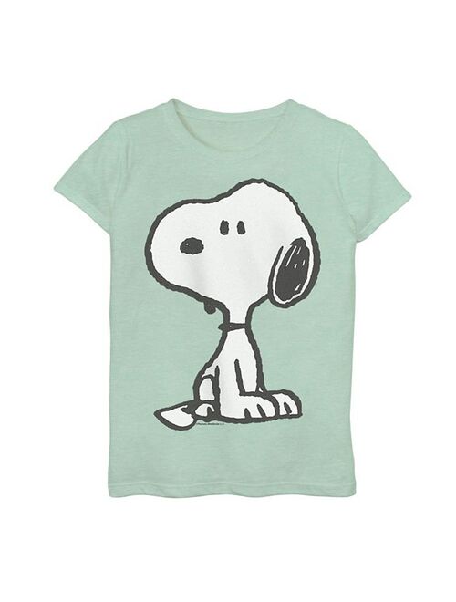 licensed character Girls 7-16 Peanuts Adorable Snoopy Graphic Tee