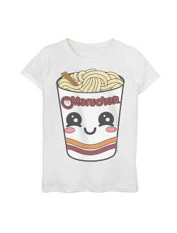 licensed character Girls 7-16 Maruchan Kawaii Cup Graphic Tee