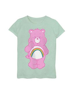 licensed character Girls 7-16 Care Bears Cheer Bear Jumbo Figure Graphic Tee