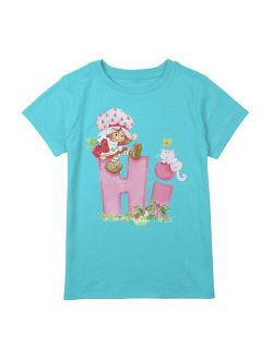 licensed character Girls 8-20 Strawberry Shortcake Hi Graphic Tee