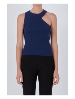 Women's Cutout Knit Top