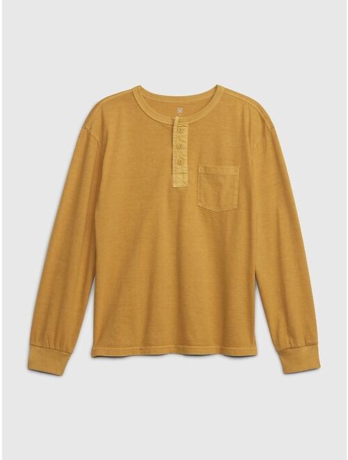 Gap Kids Henley Pocket T-Shirt