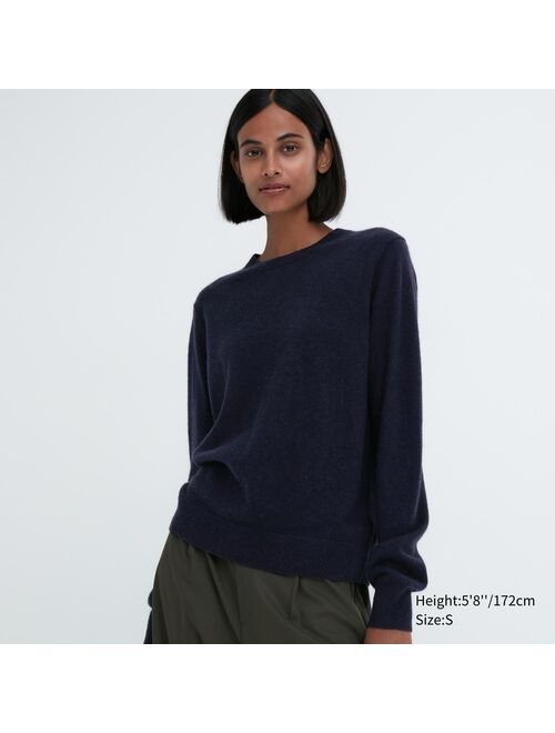 UNIQLO Cashmere Crew Neck Long-Sleeve Sweater