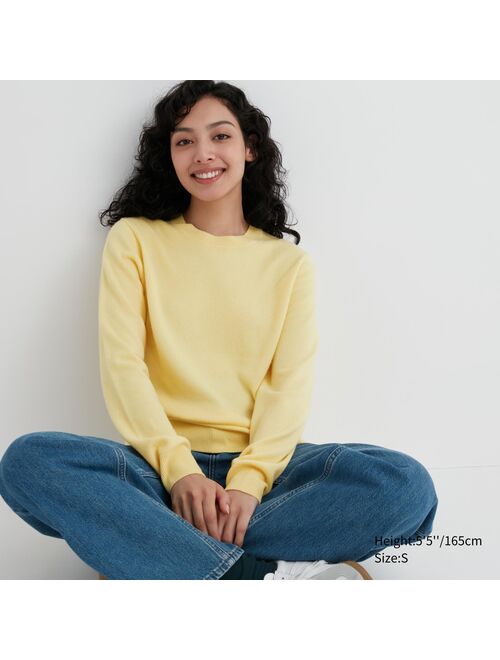 UNIQLO Cashmere Crew Neck Long-Sleeve Sweater