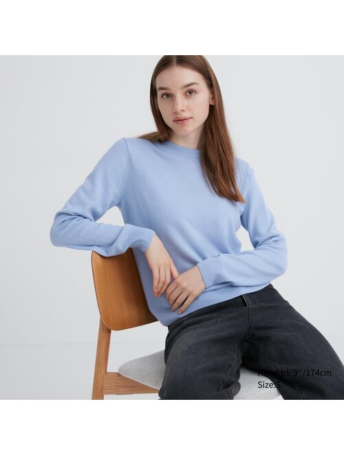 UNIQLO Cashmere Crew Neck Long-Sleeve Sweater