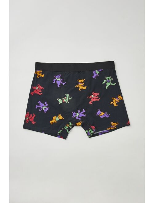 Urban Outfitters Grateful Dead Tossed Bear Icon Boxer Brief