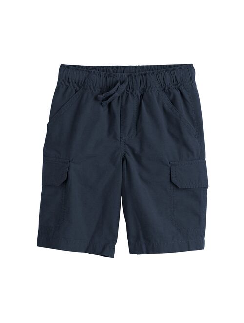 Boys 4-12 Jumping Beans Flat Front Poplin Cargo Shorts