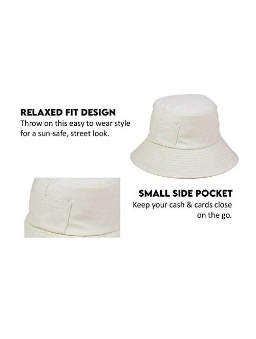 Lack of Color Women's Wave Cotton Canvas Bucket Hat