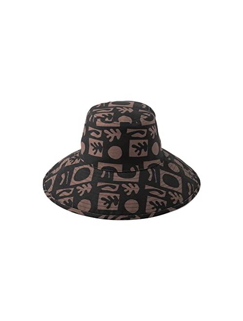 Lack of Color Women's Wide-Brimmed Cotton Canvas Holiday Bucket Hat