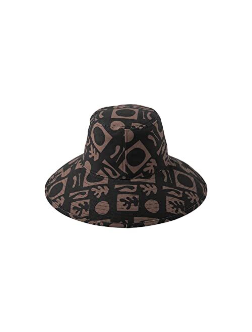 Lack of Color Women's Wide-Brimmed Cotton Canvas Holiday Bucket Hat