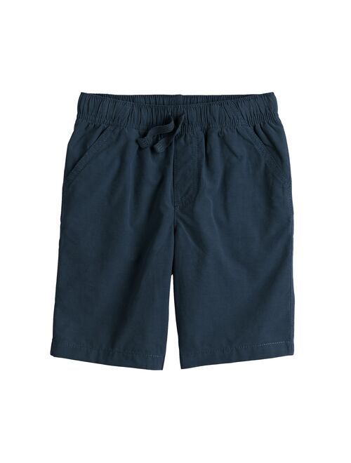 Boys 4-12 Jumping Beans Flat Front Poplin Shorts