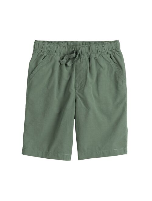 Boys 4-12 Jumping Beans Flat Front Poplin Shorts