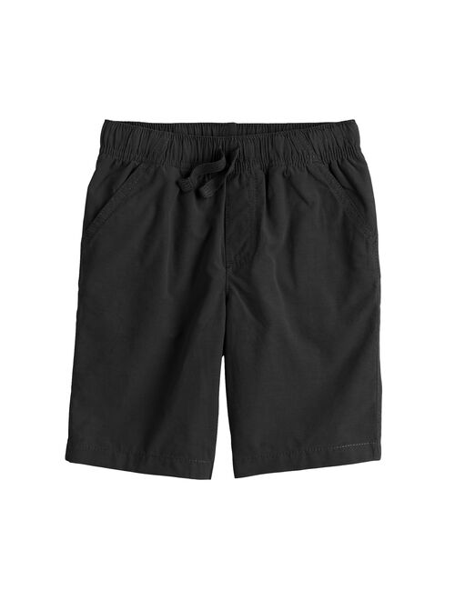 Boys 4-12 Jumping Beans Flat Front Poplin Shorts