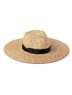 Women's The Spencer Wide Brimmed Straw Fedora Hat