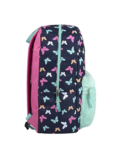 Trail maker Backpack with Lunch Box and Pencil Case for Girls and Boys, 17 Inch Backpacks for Kids for School