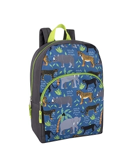 Trail maker 15 Inch Backpack for Boys Girls, Kids Backpacks for Preschool, Kindergarten, Elementary with Adjustable Padded Straps