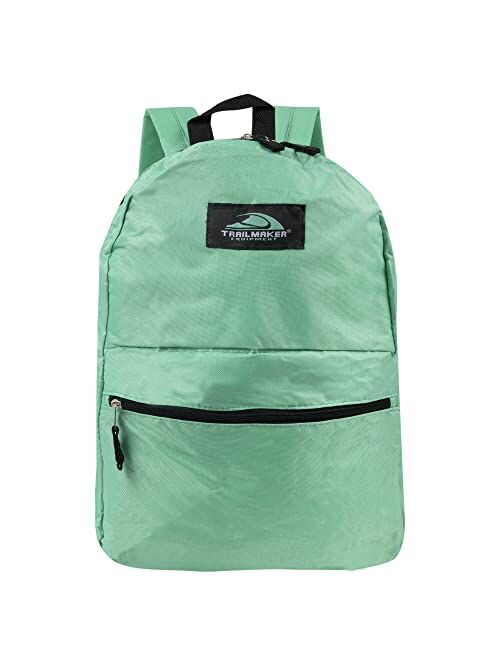 Trail Maker Trailmaker Classic 17 Inch Backpack with Adjustable Padded Shoulder Straps