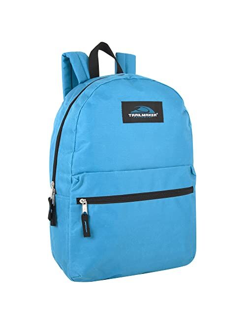 Trail Maker Trailmaker Classic 17 Inch Backpack with Adjustable Padded Shoulder Straps