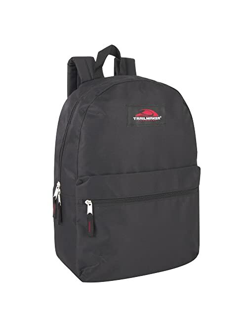 Trail Maker Trailmaker Classic 17 Inch Backpack with Adjustable Padded Shoulder Straps