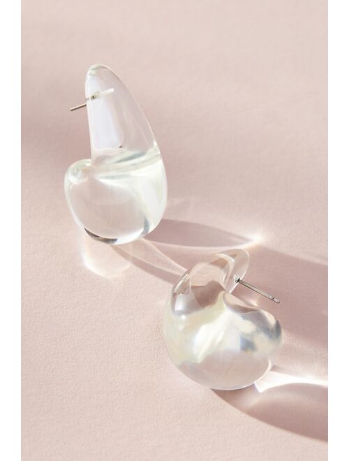 By Anthropologie The Petra Resin Large Drop Earrings