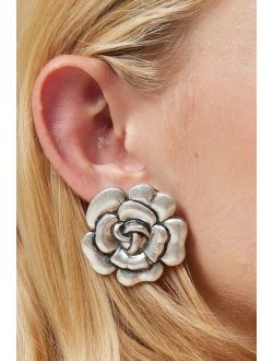 Rosette Statement Earring