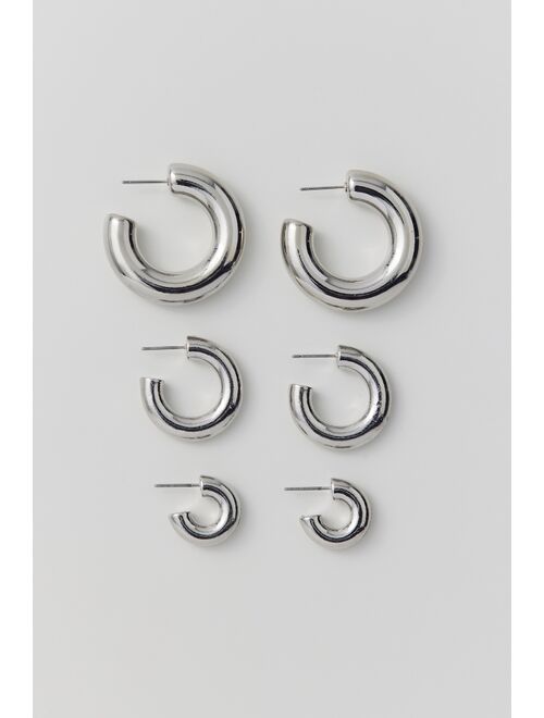 Chubby Hoop Earring Set