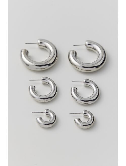 Chubby Hoop Earring Set