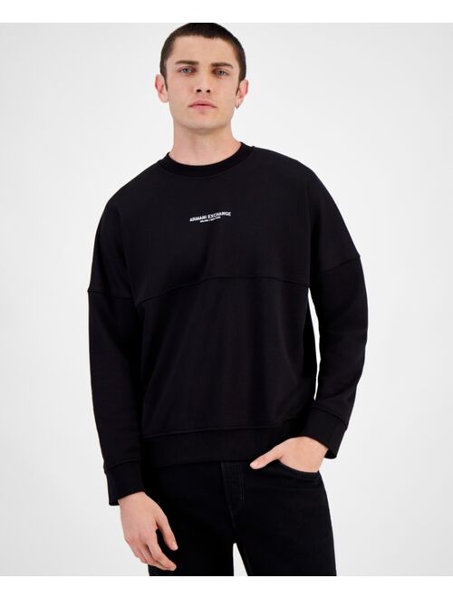 A|X Armani Exchange Men's Crewneck Logo Sweatshirt