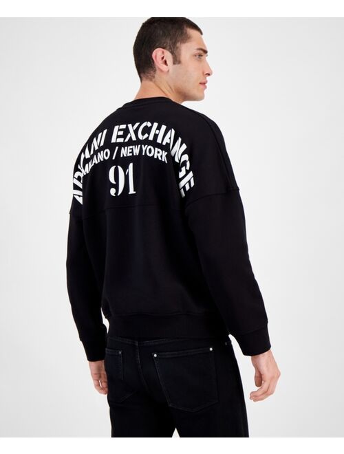 A|X Armani Exchange Men's Crewneck Logo Sweatshirt