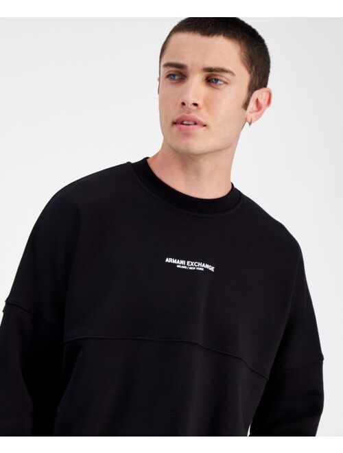 A|X Armani Exchange Men's Crewneck Logo Sweatshirt