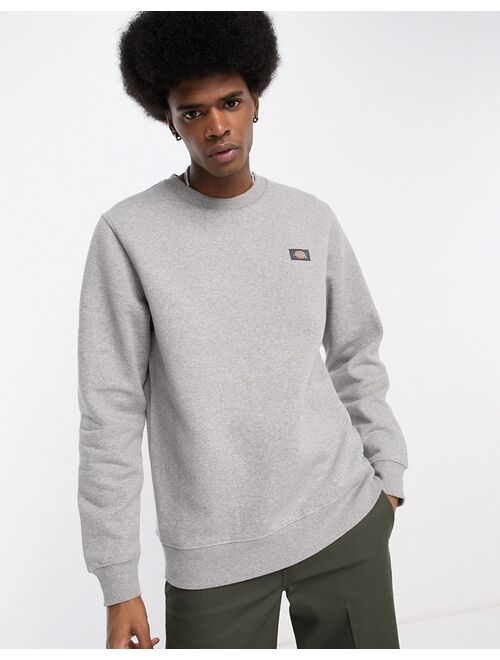 Dickies oakport small logo sweatshirt in gray