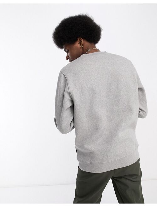 Dickies oakport small logo sweatshirt in gray