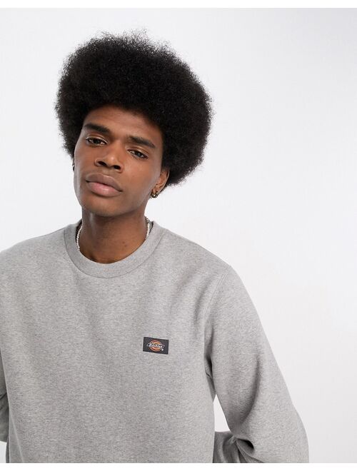 Dickies oakport small logo sweatshirt in gray