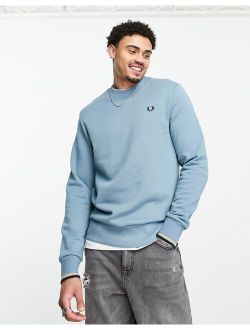 Fred Perry crew neck sweatshirt in blue