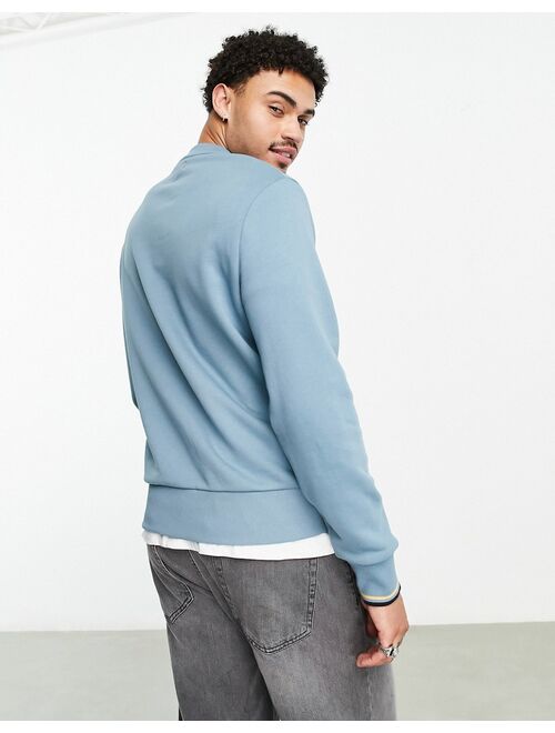 Fred Perry crew neck sweatshirt in blue