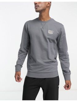 EA7 core nylon mix sweatshirt in gray
