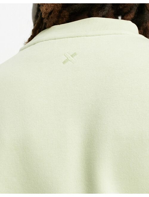 COLLUSION sweatshirt in light green