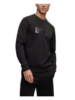 BOSS by Hugo Boss Men's Mirror-Effect Logo Sweatshirt