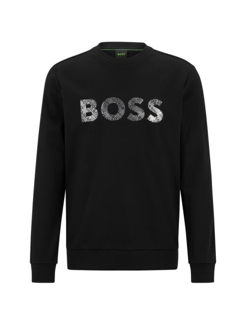 BOSS by Hugo Boss Men's Mirror-Effect Logo Sweatshirt