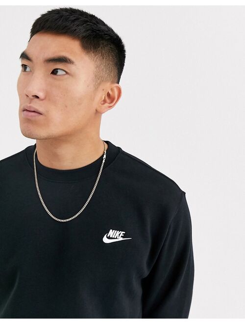 Nike Club sweatshirt in black