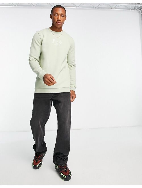 Pre London core sweatshirt in sage