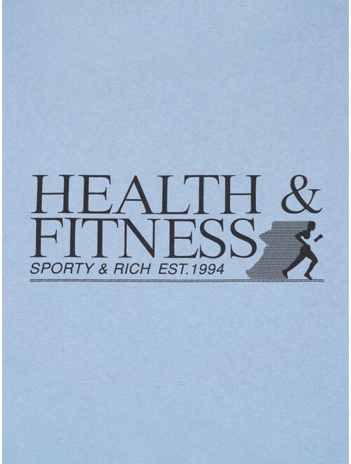 Sporty & Rich Health & Fitness logo-print sweatshirt