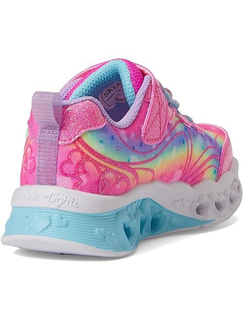 SKECHERS KIDS Flutter Heart Lights - Groovy Swirl 303253L (Little Kid/Big Kid)