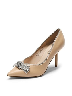 Women's Heels Pointed Toe Pump Shoes for Women